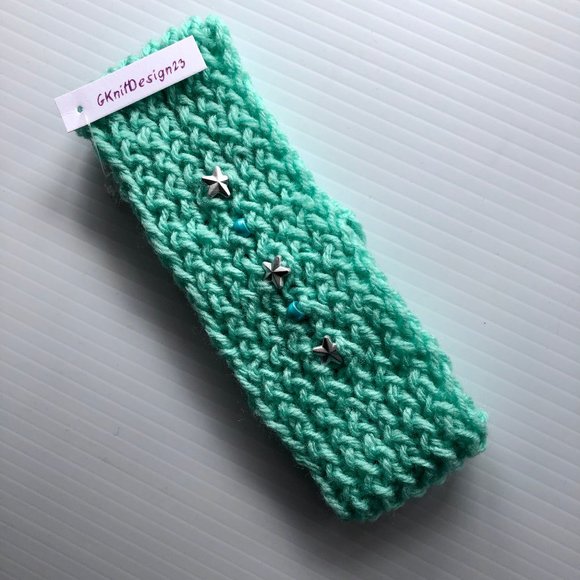 Hand knitted headband, ear warmer - Picture 7 of 7